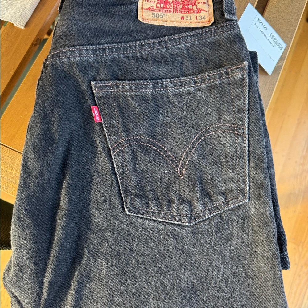 Levi's Men's Dark Gray Straight Jeans